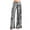 Gray, variant on Aoochasliy Womens Pants Fall Fashion Print Lightweight and Breathab Casual Loose Trouser Wide Leg Pants
