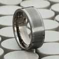 thumbnail image 6 of Metal Masters Mens Tungsten Carbide Ring Wedding Band Gunmetal Comfort-fit 8mm, 6 of 8