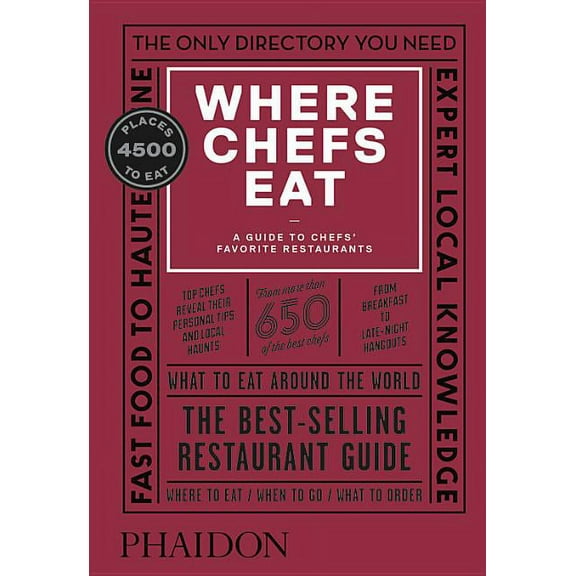 Where Chefs Eat - Hardcover: 9780714875651