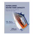 thumbnail image 6 of Steam Iron for clothes - 1750W Clothes Iron with Non-Stick Ceramic Soleplate, Powful Steam, 3-Way Auto-Off, Self-Cleaning, Anti-Calc, 13.52oz Water Tank Ironing Clothes for Home, 6 of 6