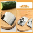 thumbnail image 2 of ColoMX 2 protectores de dedos para cortar acero inoxidable protector de dedos suministros de corte de cocina protector de cortador de verduras protector de seguridad, 2 of 8
