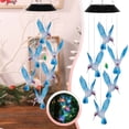 thumbnail image 2 of Solar Hummingbird Wind Chime, Color Changing LED Lights, Solar Powered Outdoor Garden Decor for Patio, Yard, Nighttime Decoration, Waterproof & Weatherproof Design, 2 of 8