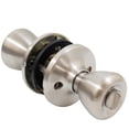 thumbnail image 3 of Pre-Keyed Entry Work Lock, Entry Latch, SC Keyway, Satin Stainless Steel by Stone Harbor Hardware, 3 of 4