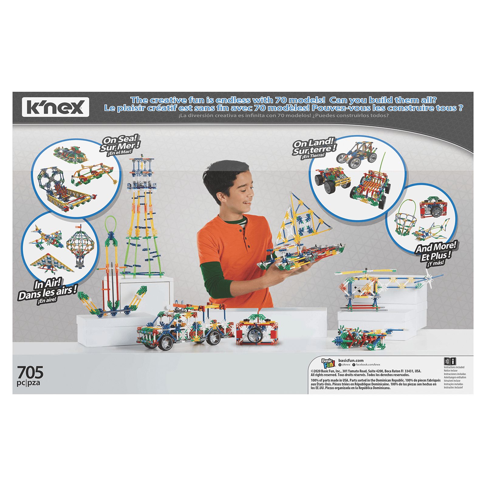 K'NEX Imagine - Classic Constructions 70 Model Building Set - Creative Building Toy - image 4 of 16