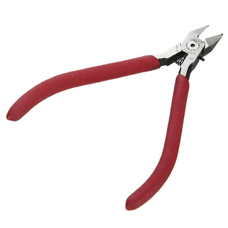 Red Diagonal Beading Cable Wire Side Cutter Cutting Nippers Pliers Jewelry