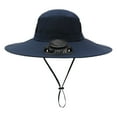 thumbnail image 4 of Versatile Adjustable Drawstring Bucket Hat for Outdoor Summer Activities with UPF Sun, 4 of 4