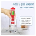 thumbnail image 4 of 4 In 1 Water Quality Tester PH Meter Digital LCD PH/TDS/EC/TEMP EZ 9908 Monitor Tester For Pools Drinking Water Aquariums, 4 of 7