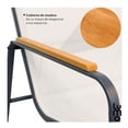 thumbnail image 4 of Juego de Sala de Jardin para Exteriores Textilene Madera beige Grande, 4 of 7
