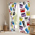 thumbnail image 3 of Feelyou Video Album Black Out Curtains, Music Lover Curtains Pack of 2 (42x63 Each), 3 of 6