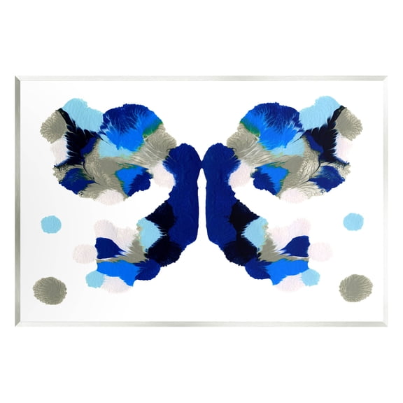 Stupell Industries Abstract Ink Blot Shapes Graphic Art Unframed Art Print Wall Art, Design by Emma Caroline