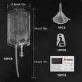 thumbnail image 2 of HUISZJ 10PCS Blood Iv Bags 350ML Halloween Zombie Drinks Bags Decor Supplies (10Pcs), 2 of 9
