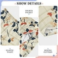 thumbnail image 6 of FORMRS Kids Pajama Pants with Pockets Size 6-8Y Boys Lounge Sleep Bottoms, Beige Leaves Plaid, 6 of 8