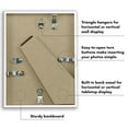 thumbnail image 2 of Americanflat 5" x 7" Picture Frame with 4x6 Mat - Modern Design, Shatter-Resistant Glass - White, 2 of 7
