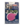 thumbnail image 2 of Correa retráctil para perro de hasta 20 kg Flexi Click 2 con cinta de 0.8 metros color rosa, 2 of 2