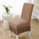thumbnail image 4 of Funda para silla | Funda elástica para silla de comedor con faldón | Protector de asiento antideslizante para el hogar, la cocina y la oficina | 1 funda de poliéster para muebles de comedor, 4 of 6