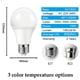 thumbnail image 4 of Bombilla LED de anochecer a amanecer, 10 W, E27, B22, sensor de luz para exteriores, CA 220 V, luz de día y noche, encendido y apagado automático, lámpara inteligente LED, 4 of 5