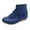 Blue, variant on Western Ladies Boots Ankle Blue Fall Cowboy Fringe Faux Leather Boots Women's Shoes 36