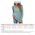thumbnail image 5 of Square Neck T Shirt,Women Square Neck T Long Sleeve Square Neck Tops Square Neck Tops Streamlined Design, 5 of 5