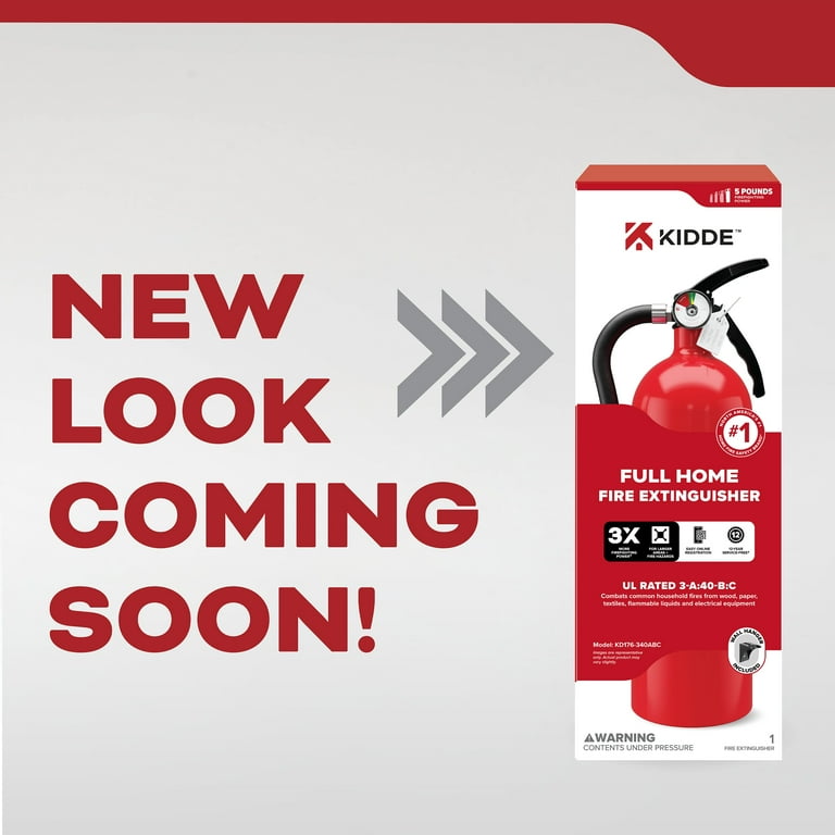 Free Shipping! Kidde Multipurpose Fire Extinguisher, 3A40BC