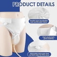thumbnail image 2 of (Femmes Blanches) Sac d'Urine Portable avec Conduit de Cathéter 1000ml 2000ml pour Hommes Femmes Patients Alités Soins d'Incontinence, 2 of 5