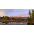thumbnail image 2 of Flaherty, Dennis 18x11 Gold Ornate Wood Framed with Double Matting Museum Art Print Titled - California, Bishop Sierra Mts from Farmers Pond, 2 of 4