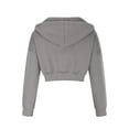 thumbnail image 4 of Womens Zip Up Hoodies Cropped Sweatshirts Jackets Fall Outfits Casual Hooded Y2k Coat Tops Winter Clothes 2024, 4 of 6