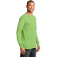 thumbnail image 4 of Port & Company Long Sleeve Essential T-Shirt. Lime. M., 4 of 4