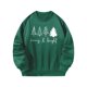 thumbnail image 3 of Sudadera para mujer Casual Impreso Ajuste Suelto Ropa Deportiva Jersey para Uso Diario L, 3 of 8