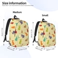 thumbnail image 3 of Yiaed Colorful Rabbit Print Backpack, Premium Laptop Backpack, Travel Backpack for Women, Lightweight Backpacks, Comfortable Back Pack-Medium, 3 of 7