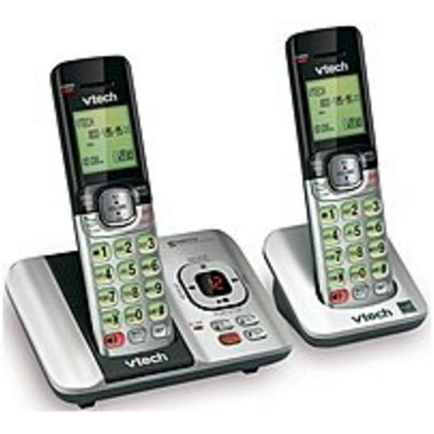 VTech CS5129-2 DECT 6.0 Phone Answering System with 2 Cordless