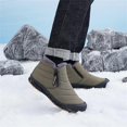 thumbnail image 6 of FDSKWKYMen Snow Boots Water Resistant Non-slip Winter Shoes with Fuzz Lined Warm High Top Boots for Men, 6 of 9