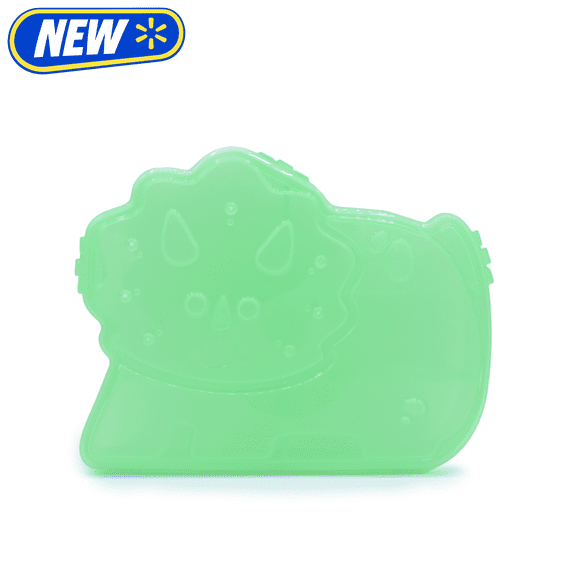 Melii Dinosaur Snackle Snack Container, Spill-proof, BPA Free, Easy Grip, Toddler Snack Cup – Green