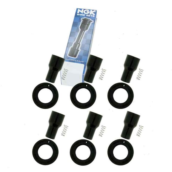 6 pc NGK Ignition Coil Boots compatible with Toyota Camry 3.0L V6 2002-2006