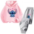 thumbnail image 3 of Sudadera con capucha Aloha Stitch, sudadera de moda, jersey con capucha de anime, dibujos animados, niñas, niños, ropa informal de manga larga, mono de camión Stitch, 3 of 5