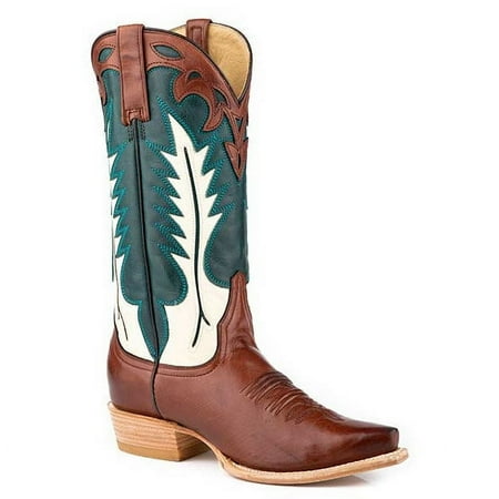 

Roper Women s Dani Western Boot Snip Toe Brown 8 M