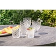 thumbnail image 2 of Hobnail Acrylic Stemless Wine Glass - Clear - 15 oz - Set of 6, 2 of 5
