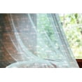 thumbnail image 2 of Airplane Tulle Curtains with Rod Pocket, Disoriented Flying Jets in Clear Sky with Curly Clouds Travel Vacation Theme, Sheer Drape for Wedding Party 2 Panels, 7 Sizes, Turquoise White, by Ambesonne, 2 of 3
