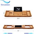 thumbnail image 6 of 62" Streamline N1020BL-IN-ORB Clawfoot Tub and Tray With Internal Drain, 6 of 8