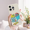 thumbnail image 2 of Añade un toque de fantasía a tu iPhone con esta funda para teléfono plateada mate con estampado gráfico, 2 of 4