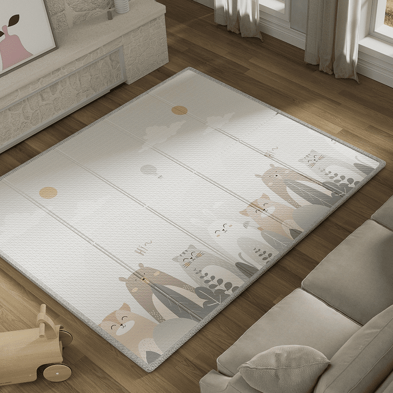 Pkinoicy Baby Play Mat Play Mat for Baby 59x71inch Baby Playmat