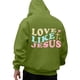 thumbnail image 3 of WILLBEST Sudaderas En Pareja Sudaderas con Capucha y Sudaderas para Hombre Sudadera con Capucha Informal Holgada con Estampado De Letras para Uso Diario Otoño Invierno Ropa De Calle Cómoda Chica, 3 of 3