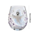 thumbnail image 2 of Halloween 2D Flat Print Stemless Glasses Drinking Glasses 15oz Boost Halloween Atmosphere Easy Daily Maintenance Sturdy Glass Drinkware for Party Daily Use (1PC), 2 of 6