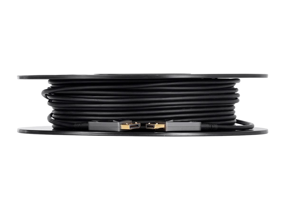 Monoprice AV DisplayPort Cable - 100 Feet, 32.4Gbps, 8K@30Hz, 5K@60Hz, 4K@120Hz, Fiber Optic, AOC - SlimRun Series