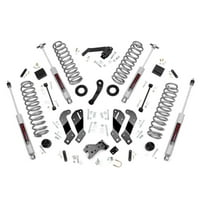 Rough Country 3.5" Lift Kit (fits) 2007-2018 Jeep Wrangler JK 4DR | N3 Shocks | Suspension System | 69430