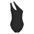 thumbnail image 4 of Ohufall Jumpsuits for Women, Sexy Pure Cotton Ribbed One Shoulder Hollowed Out Jumpsuit Overalls Women, Rompers for Women, Onesie for Women, 4 of 8