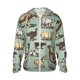 thumbnail image 1 of Balery Vintage Farm Animals Sudadera ligera de manga larga con capucha y protección solar UPF 50+ para hombre y mujer, ideal para pesca y running-Small, 1 of 7
