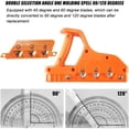 thumbnail image 3 of placo Planer, placo Cutter, Plasterboard Planer Tool, 45° and 60° Edge Trimmer with 10 Replacement Blades, 3 of 4