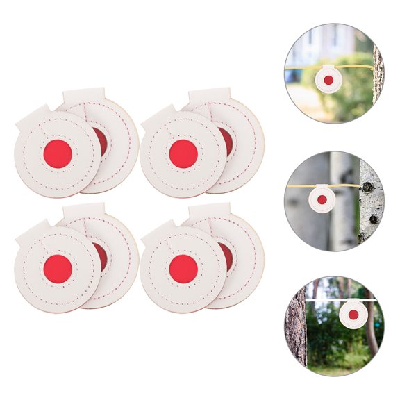 Phenofice 8Pcs Thick Layered Design Steel Targets for Competitions Shooting Enthusiasts 7.0x7.0x0.3in