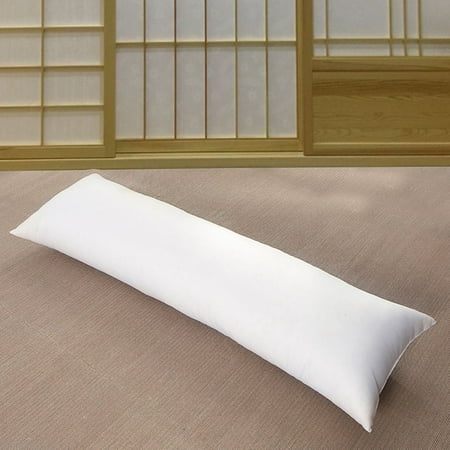 24 X 71 White Pillow Insert Body Pillow Cotton Filler Inner