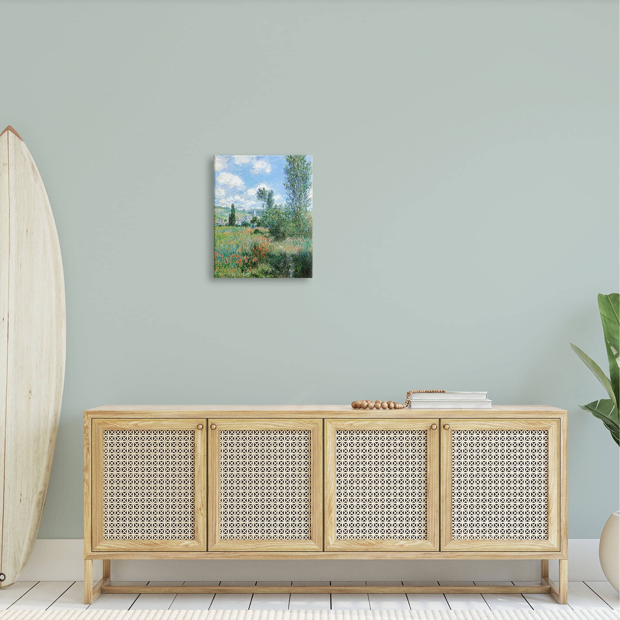 Stupell Industries Classic Field Flowers Rural Impressionist Painting Painting Gallery Wrapped Canvas Print Wall Art, Design by Lettered and Lined